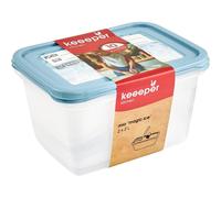 keeeper Lot 2 boîtes de conservation Mia Magic Ice – 2x2 L, couvercle réinscriptible, Nordic Blue