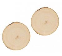 Set De 2 Rondelles - 6 À 8 Cm - Bois