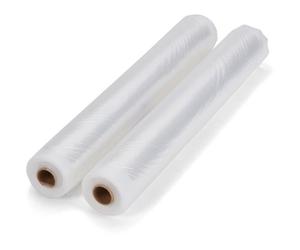 Set de 2 rouleaux universels pour mise sous vide - LIVOO - DOM505 - 2 rouleaux - 28 cm x 3 m - Compatibles machines universelles