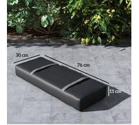 Set de 2 sacs de sable pour parasol remplissables jusqu'à 25 kg Sac de sable pour pied de parasol 600D Oxford Poids à remplir Poid