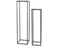 Set De 2 Sellettes Alu Black Irisé Noir