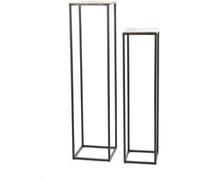 Set De 2 Sellettes Aluminium Gold Doré