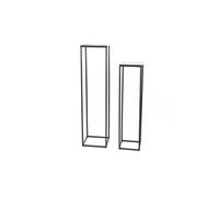 Set de 2 sellettes aluminium silver - Amadeus - Argent - Fonte Argent G