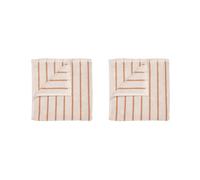 Set de 2 serviettes d'invité Arto 50x30cm LxW 50x30cm