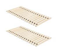 Set de 2 Sommiers à lattes Standard 90x200 LxW 186.7x90cm