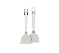 Set de 2 spatules à plancha inox 33 cm