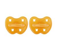 Set de 2 sucettes Tétine Ronde 3-36 mois Caoutchouc naturel Hevea® N