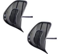 set de 2 supports lombaires en maille pour chaise de bureau de voiture | support lombaire avec nœuds de massage | support dorsal respirant | soulagement du mal de dos | coussin dorsal pour corriger la