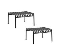 Set de 2 tables d'appoint de jardin /ottoman Palissade WxHxD 65x60x37cm