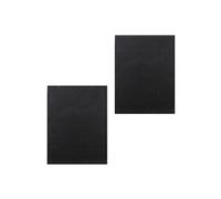 Set de 2 tapis de grille Premium - Noir - 40 x 33 cm