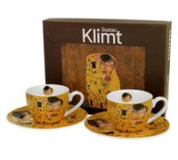 Set de 2 tasses à espresso Klimt The Kiss 90 ml