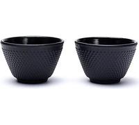 Set de 2 tasses à thé émaillées style japonais -- 120ml ; 5.5x8cm