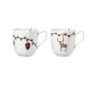 Set de 2 tasses de Noël Hammershøi Christmas 2020/2021 33cl HxØ 10x12.5cm