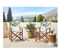 Set de 2 toiles de rechange pour chaises motif toucan CINE