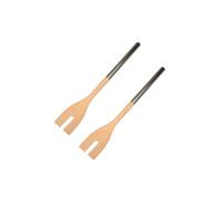 Set de 2 ustensiles de cuisine couverts à salade bois Fackelmann Boisselerie