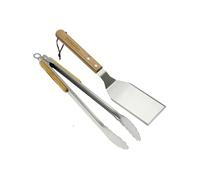 Campingaz Ustensiles pour barbecue Universal Wood 2 Argenté