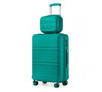 Set de 2 valises cabine rigide - Kono - Légères 41L - 4 roulettes 360° - Serrure TSA + vanity