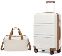 Set de 2 valises rigides - KONO - Set 2 - Valise 65x41x26 cm - Coque rigide - Sac cabine 40x20x25 cm