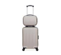 Lot de 2 valises Volga-H : Beige