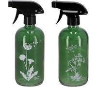 set de 2 vaporisateurs en verre vert - Élégant, durable et polyvalent