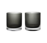 Set de 2 verres à boire Ripple H x Ø 9x8.5cm