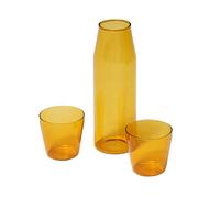 Set de 2 verres à eau avec carafe Milk glass H x Ø 7.4x7.9cm/caraffe H x Ø 23x7.5cm