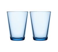 iittala Set de 2 verres à longdrink Kartio 40cl bleu aqua H 12cm
