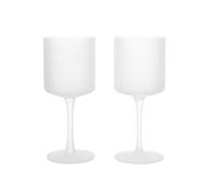 ferm LIVING - Ripple Blanc Wine Glasses Set of 2 Frosted