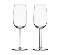 Set de 2 verres à vin mousseux Raami 24cl H 21.8cm