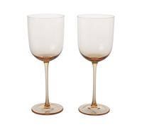 ferm LIVING Set de 2 verres à vin rouge Host blush lxHxP 23x25,5x8,5cm