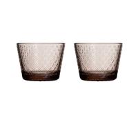 Set de 2 verres Tundra 16cl HxØ 6x8cm