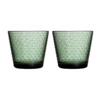 Iittala 2 verres à boire Tundra 29 cl Vert pin
