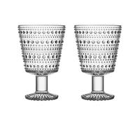 iittala Set de 2 verres universels Kastehelmi 26cl transparent H x Ø 8,8x7,7cm