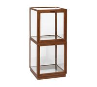 Set de 2 vitrine en verre Miru WxHxD 40x84,5x40cm