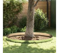 Set de 20 Clôtures de Pelouse Flexibles Acier Galvanisé Bordure Jardin vidaXL