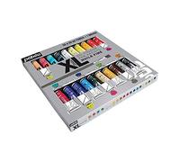 Set de 20 peintures à l'huile Fine + Pinceau Brosse - 20 x 20 ML