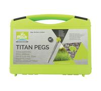 Set de 20 piquets TITAN PEGS L: 20.3 cm + mallette - sols très durs et caillouteux