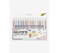 Set de 20 stylos gel SUPER SELECTION folia, métallisés et pailletés multicolore TU