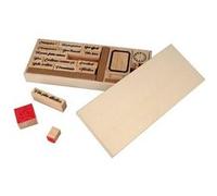 Artemio Lot de 20 tampons scolaires en bois