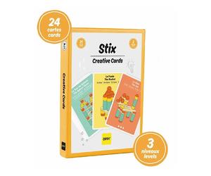 Set de 24 cartes créatives Stix Oppi® - Jeux pédagogiques
