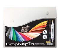 Set De 24 Marqueurs Graph'it Brush Comics
