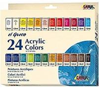 Set De 24 Peintures Acryliques EL GRECO