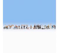 Set de 24 personnages au travail-HO 1/87-NOCH 16047