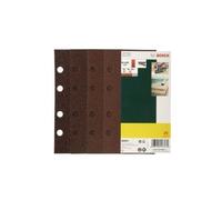 Bosch Papiers abrasifs pour ponceuse vibrante 2607019495 perforés autoagrippants grains 60/80/120