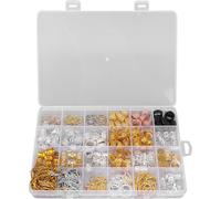 set de 259 anneaux de perles pour dreadlocks à faire soi-même, clips exquis d'anneaux de tresses pour cheveux à la mode, accessoires de décoration