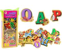 Set de 26 pictogrammes en lettres de bois