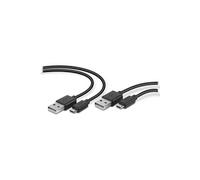 Set de 2x câble de chargement et de jeu pour manette PS4 USB
