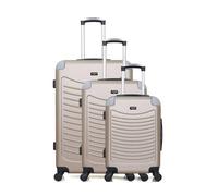 SET DE 3 ABS CONGO 4 Roues - beige - WAVE PARIS