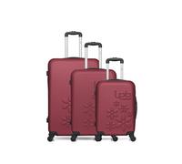 - set de 3 abs eleonor 4 roues - bordeaux
