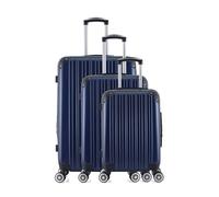 SET DE 3 ABS/PC DENALI-B 4 Roues 75 cm - bleu - WAVE PARIS
